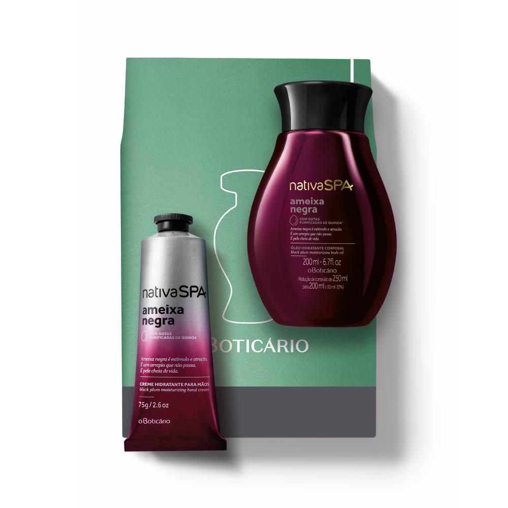 Kit de Dia da Mãe Hidratação Nativa SPA Ameixa Negra