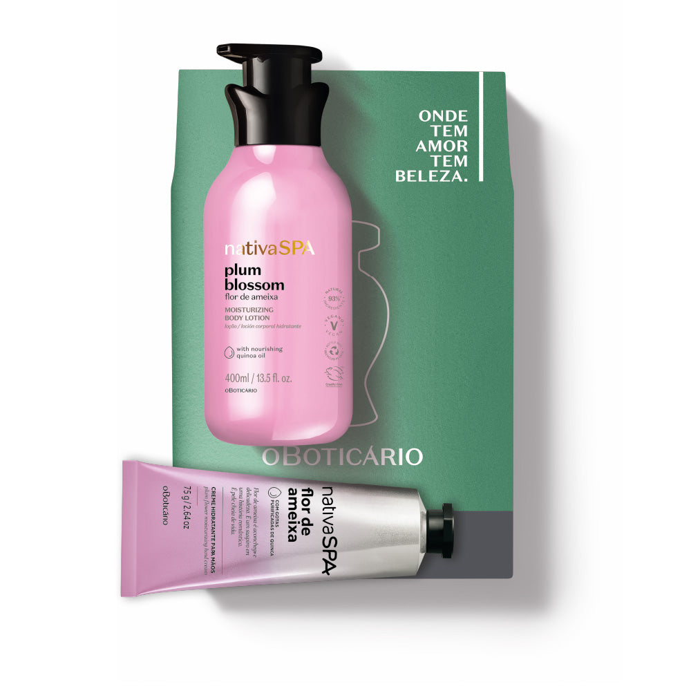 Kit de Dia da Mãe Hidratação Nativa SPA Flor de Ameixa