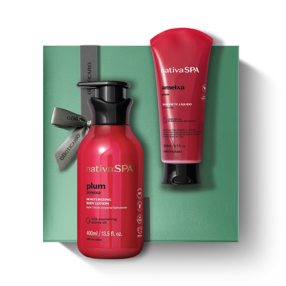 Kit de Dia da Mãe Cuidado Nativa SPA Sabonete Ameixa