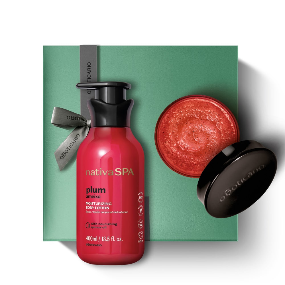 Kit de Dia da Mãe Cuidado Esfoliante Nativa SPA Ameixa