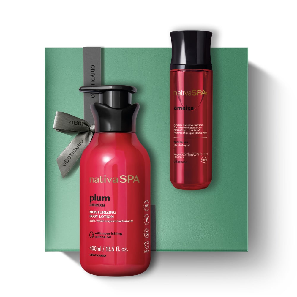 Kit de Dia da Mãe Cuidado Nativa SPA Splash Ameixa