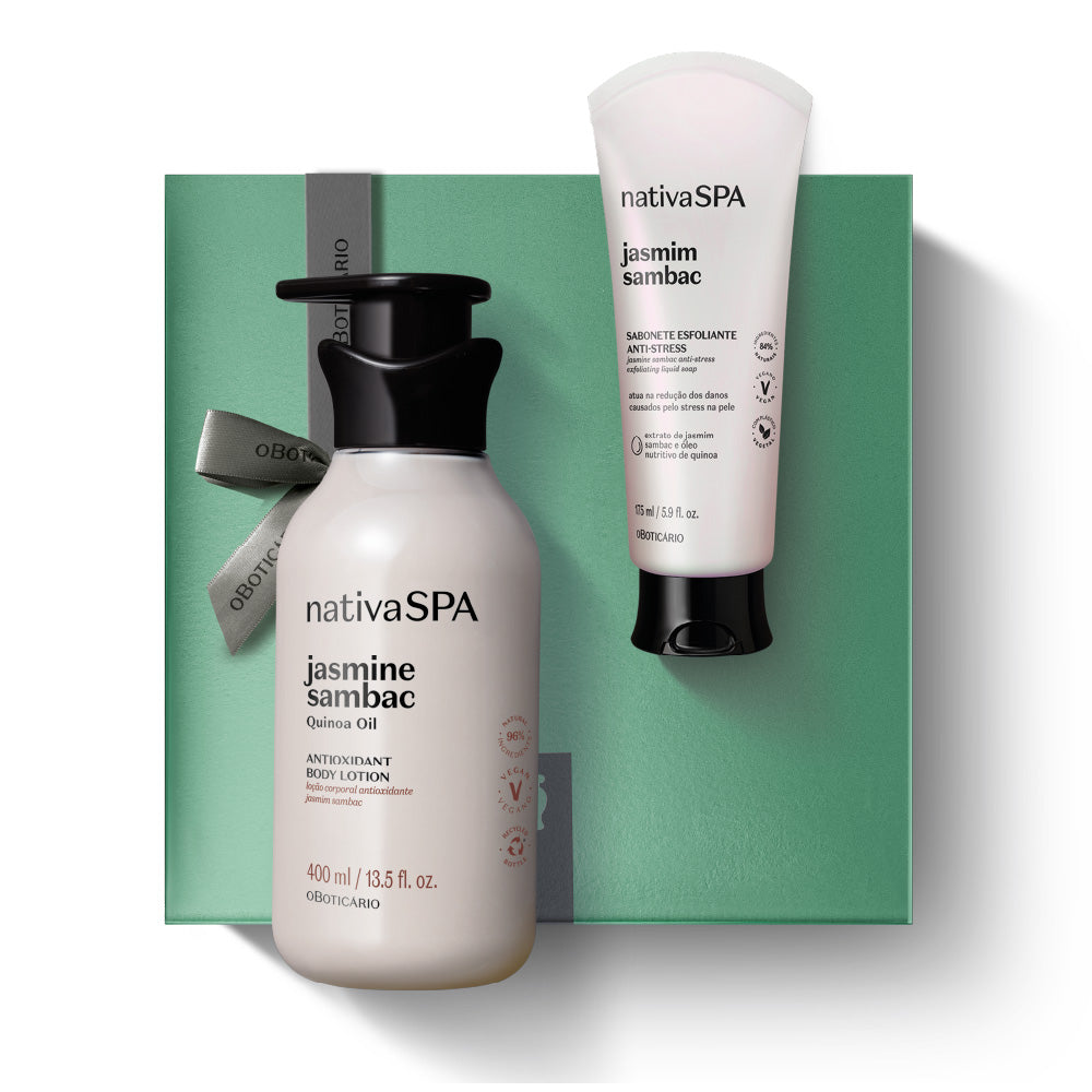 Kit de Dia da Mãe Esfoliante Nativa SPA Jasmim Sambac