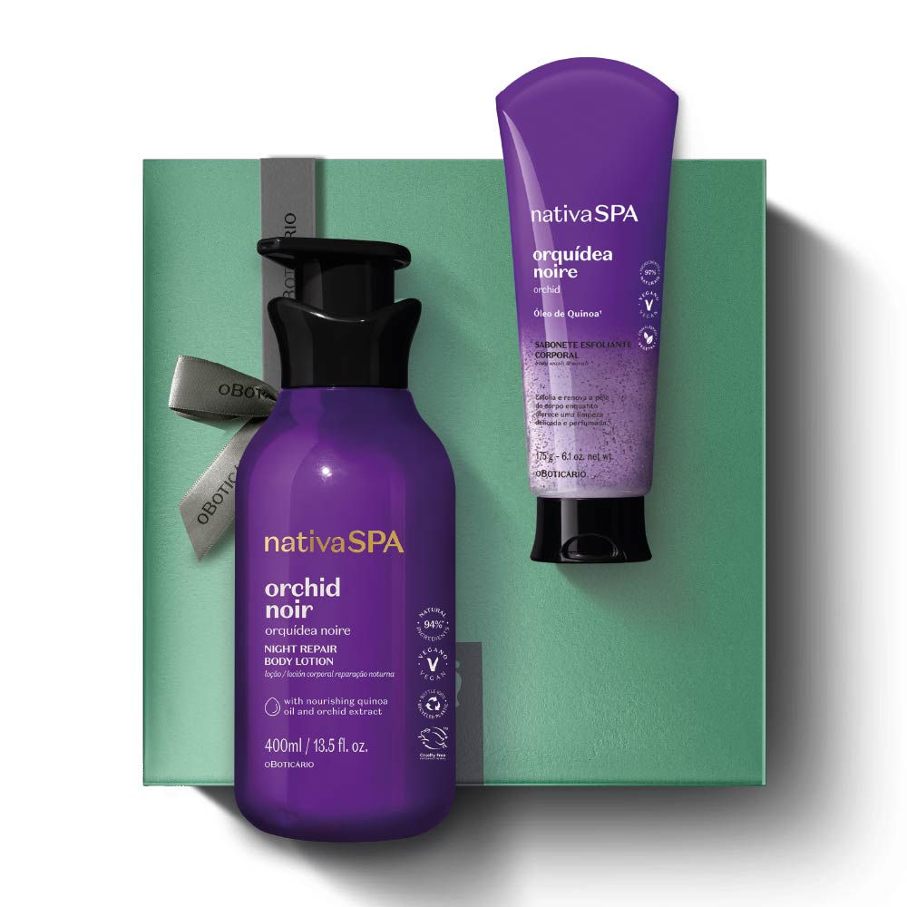 Kit de Dia da Mãe Nativa SPA Loção Orquídea Noire