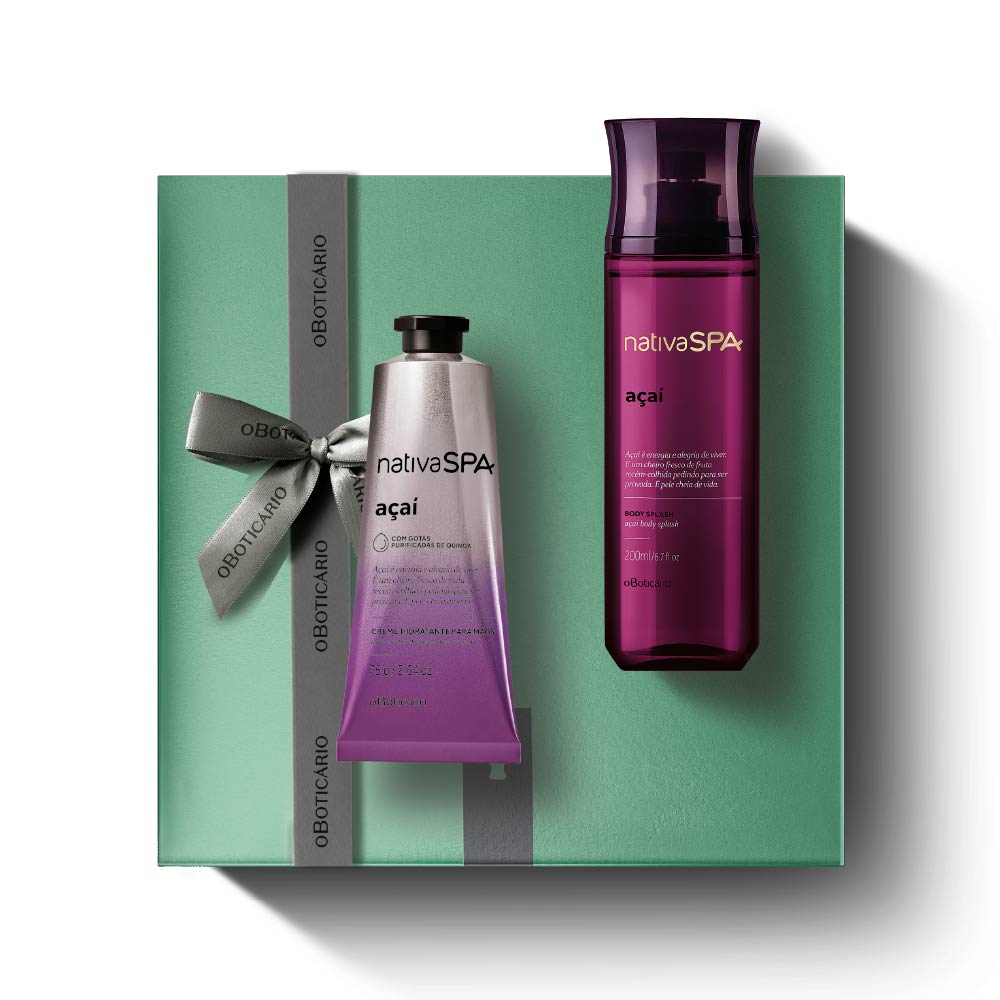 Kit de Dia da Mãe Hidratação Nativa SPA Açaí