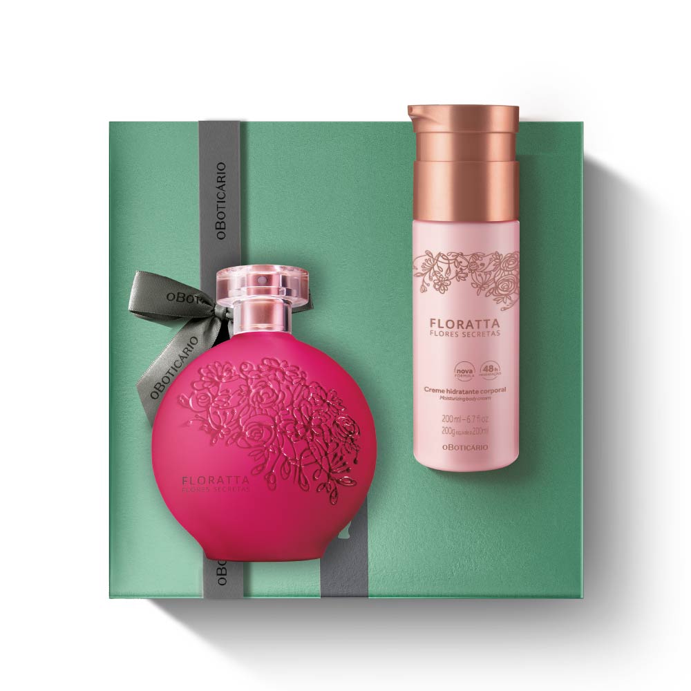 Kit de Dia da Mãe Perfume Floratta Flores Secretas