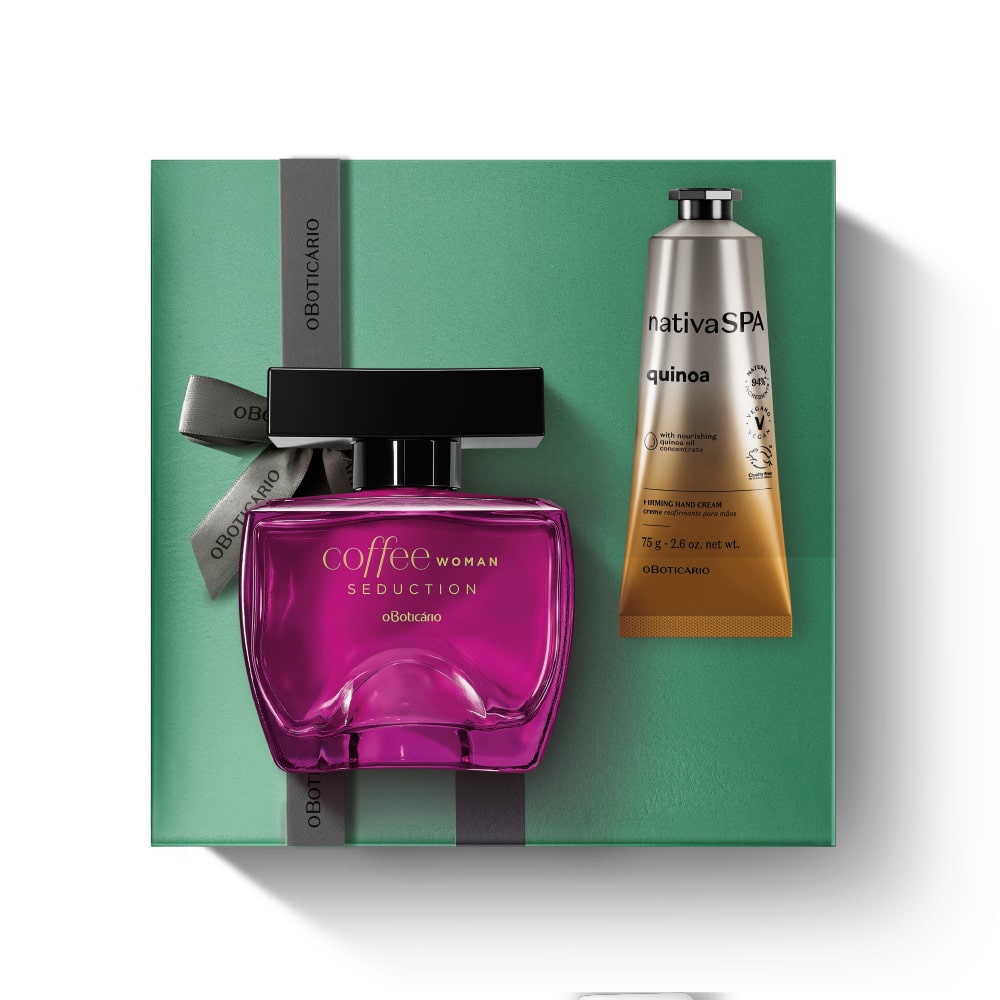 Kit de Dia da Mãe Perfume Coffee Woman Seduction