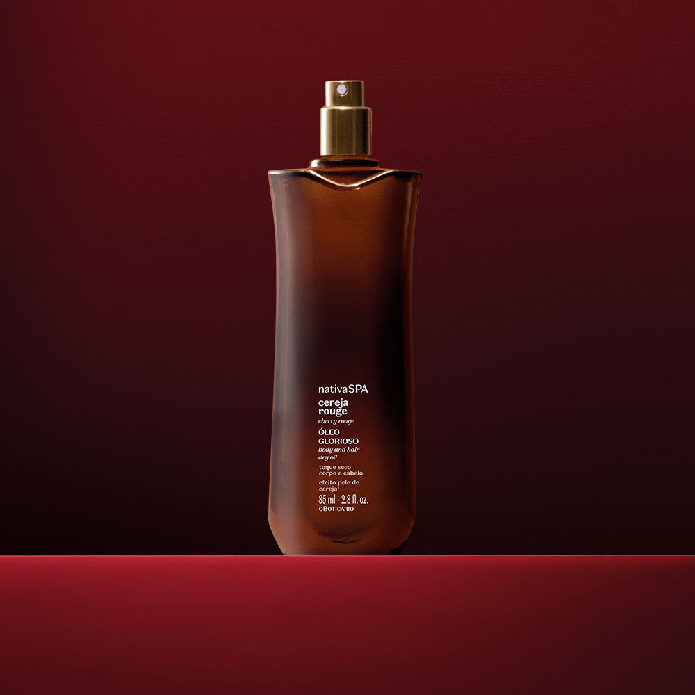 Óleo Glorioso para Corpo e Cabelo Nativa Spa Cereja Rouge 85ml