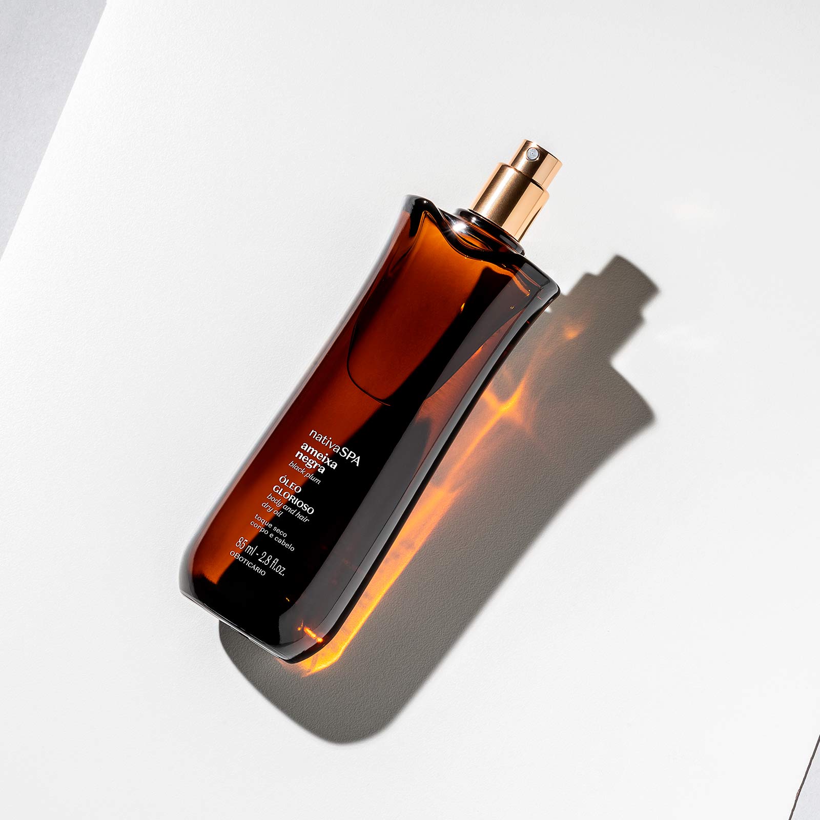 Óleo Glorioso para Corpo e Cabelo Nativa SPA Ameixa Negra, 85ml