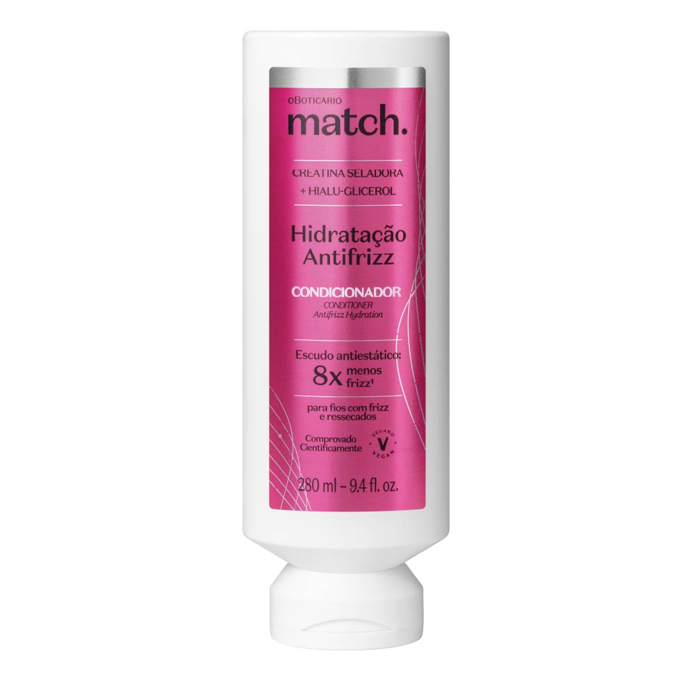 Condicionador Match Hidratação Antifrizz, 280ml