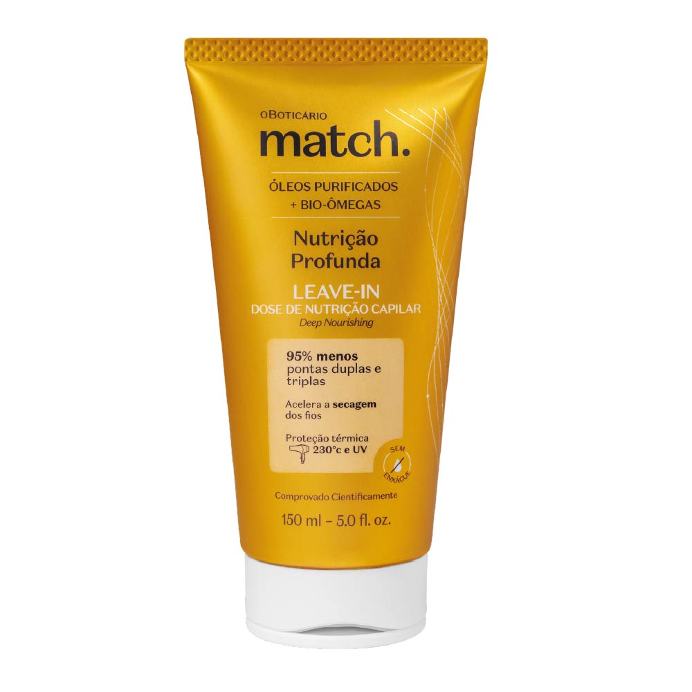 Leave-in Match Nutrição Profunda, 150ml