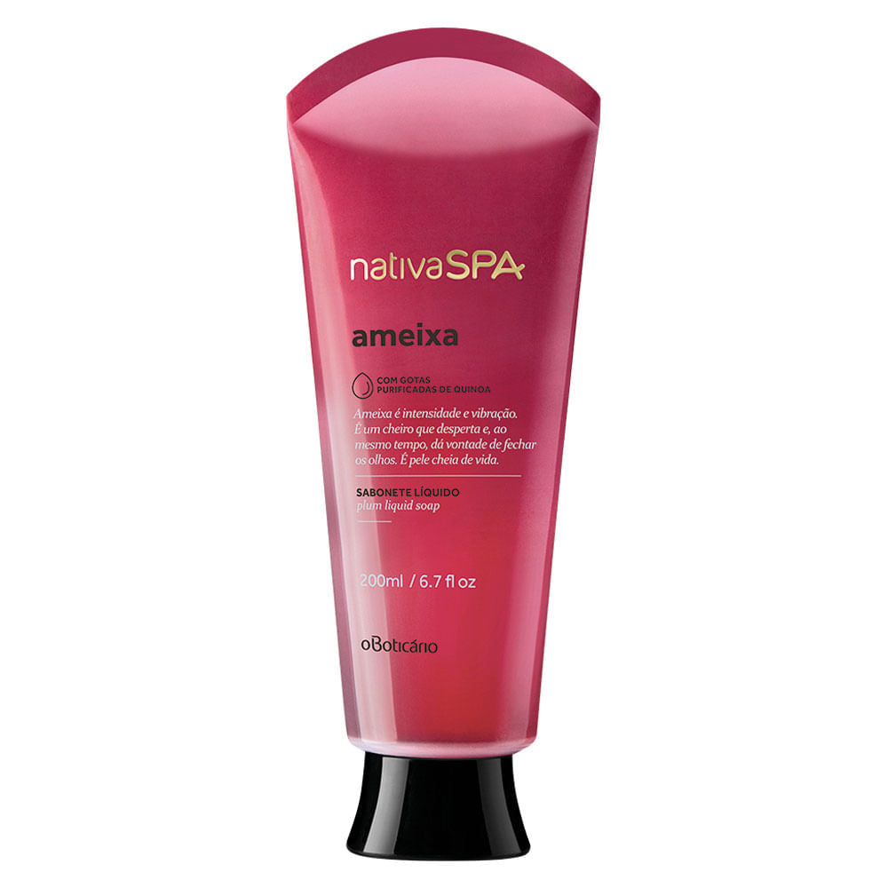 Sabonete Líquido Nativa SPA Ameixa, 200ml