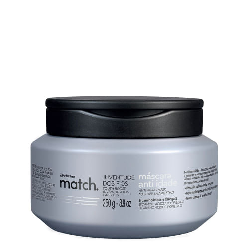 Máscara Anti-Idade Match Juventude dos Fios, 250g