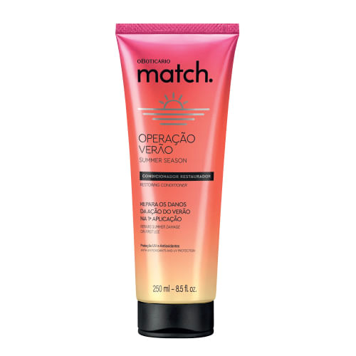 Condicionador Restaurador Match Operação Verão, 250ml