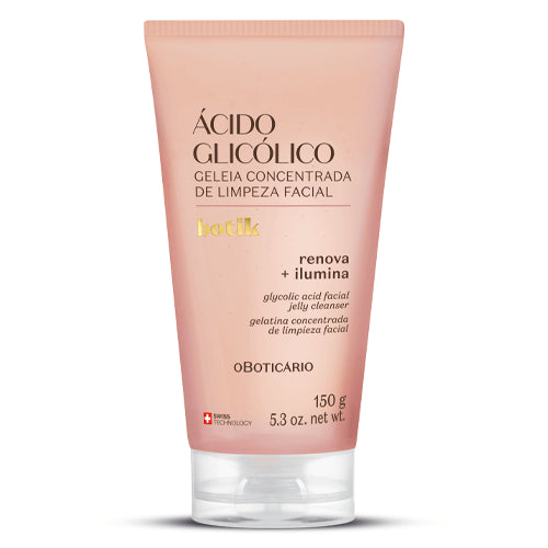 Geleia Concentrada de Limpeza Facial Ácido Glicólico Botik, 150g