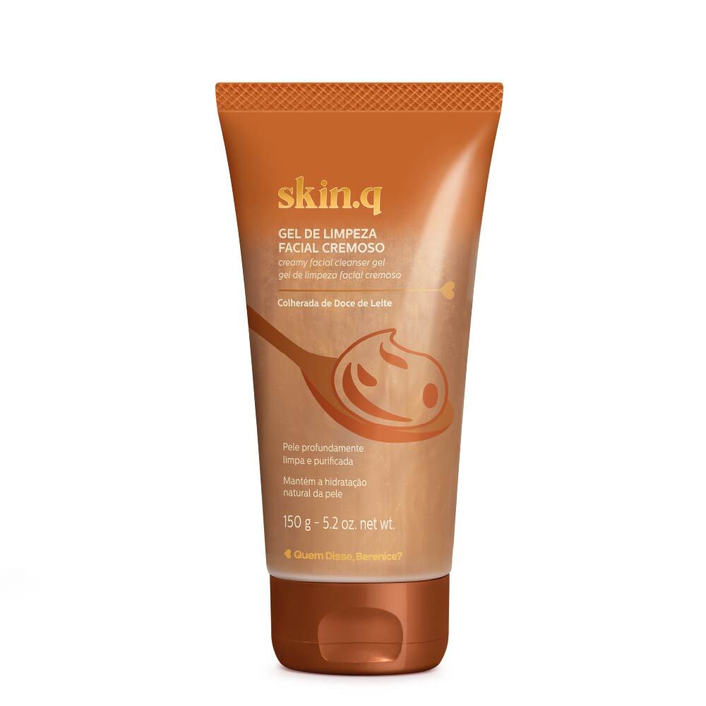 Gel de Limpeza Facial Doce de Leite skin.q, Quem Disse, Berenice?, 150g