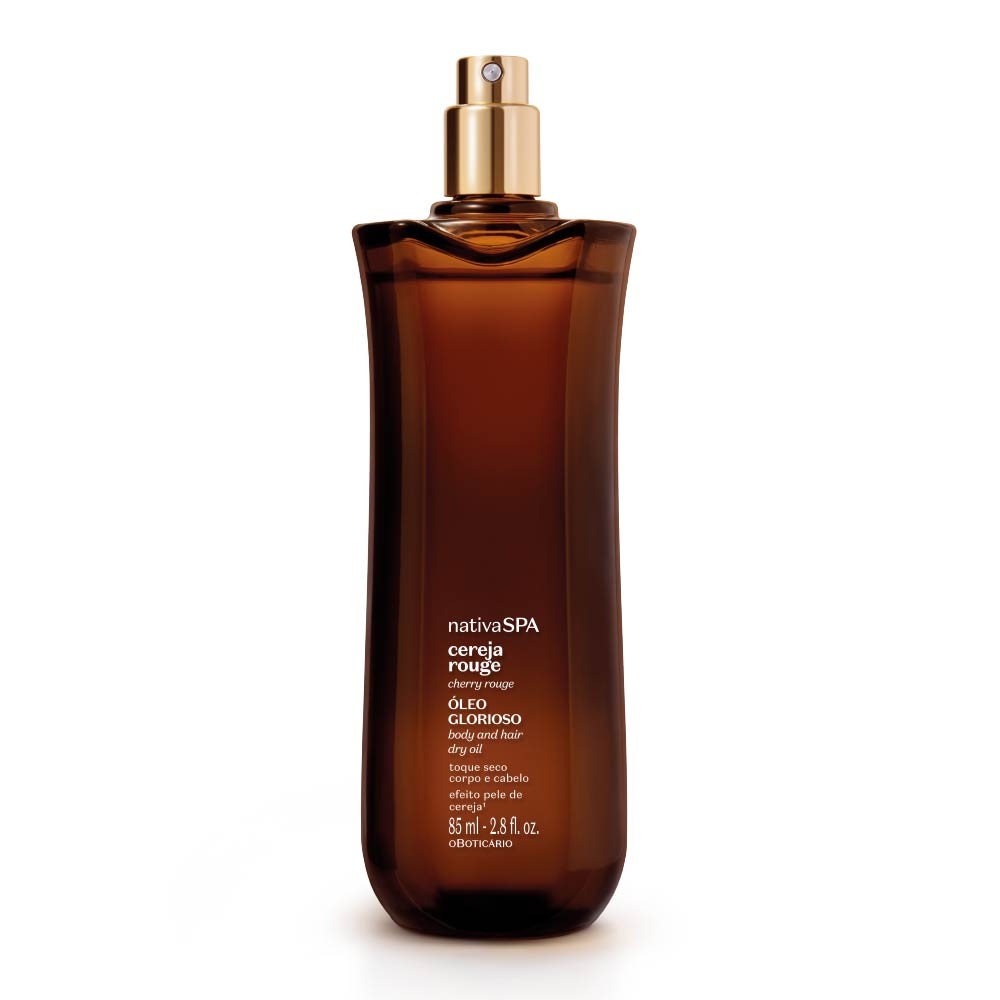 Óleo Glorioso para Corpo e Cabelo Nativa Spa Cereja Rouge 85ml