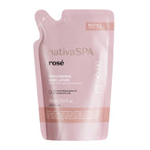 Refil Loção Hidratante Coporal Nativa Spa Rosé, 400ml