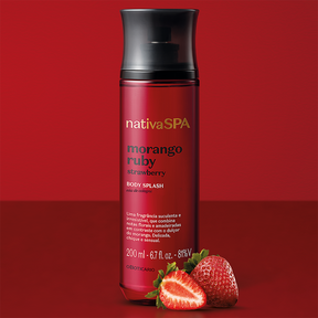 Nativa Spa Strawberry Ruby Body Splash, 200ml