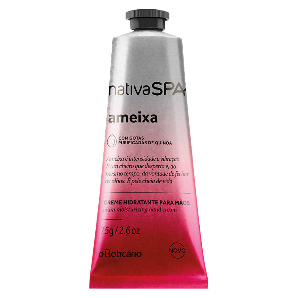 Creme de Mãos Nativa SPA Ameixa, 75g