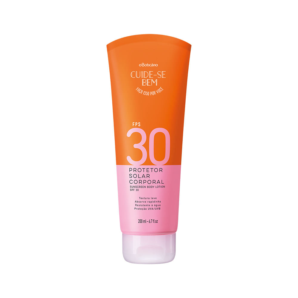 Protetor Solar Corporal FPS 30 Cuide-se Bem, 200 ml