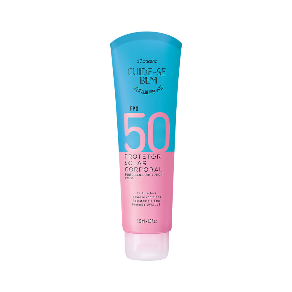 Protetor Solar Corporal FPS 50 Cuide-se Bem, 120 ml