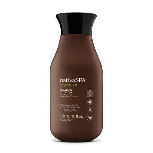 Shampoo Nutritivo Nativa Spa Orgânico, 300ml